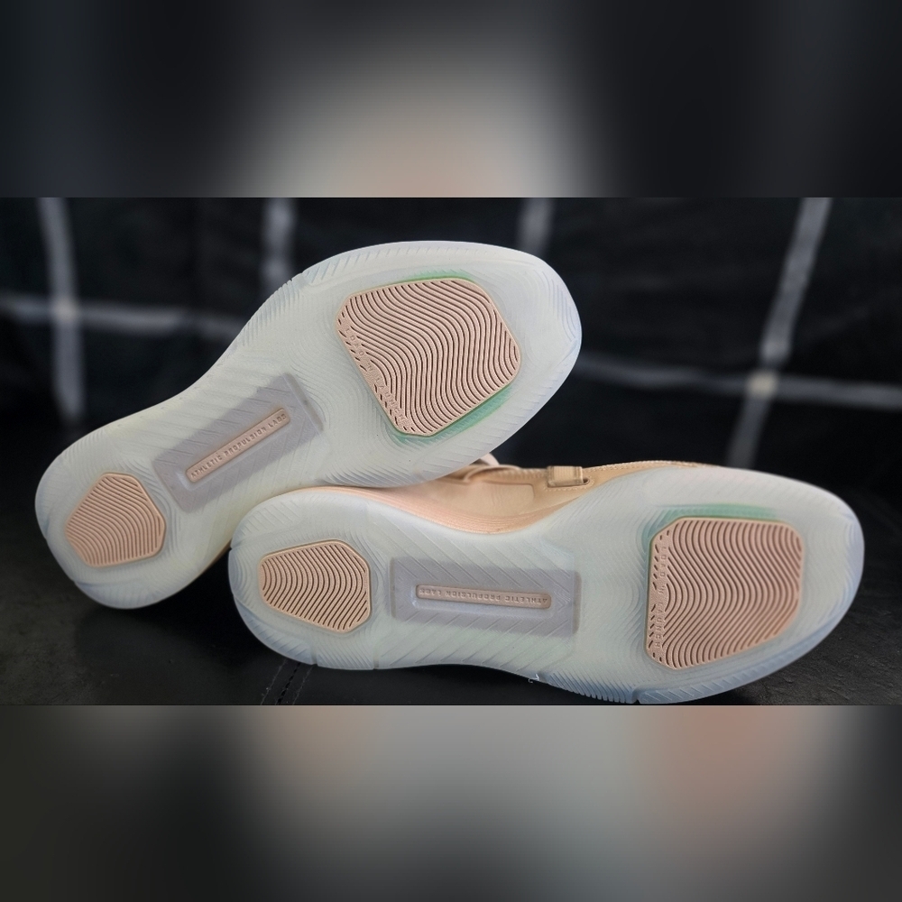 Apl Superfuture High Top Sneaker In Gold Beige NWOT - Picture 6 of 8